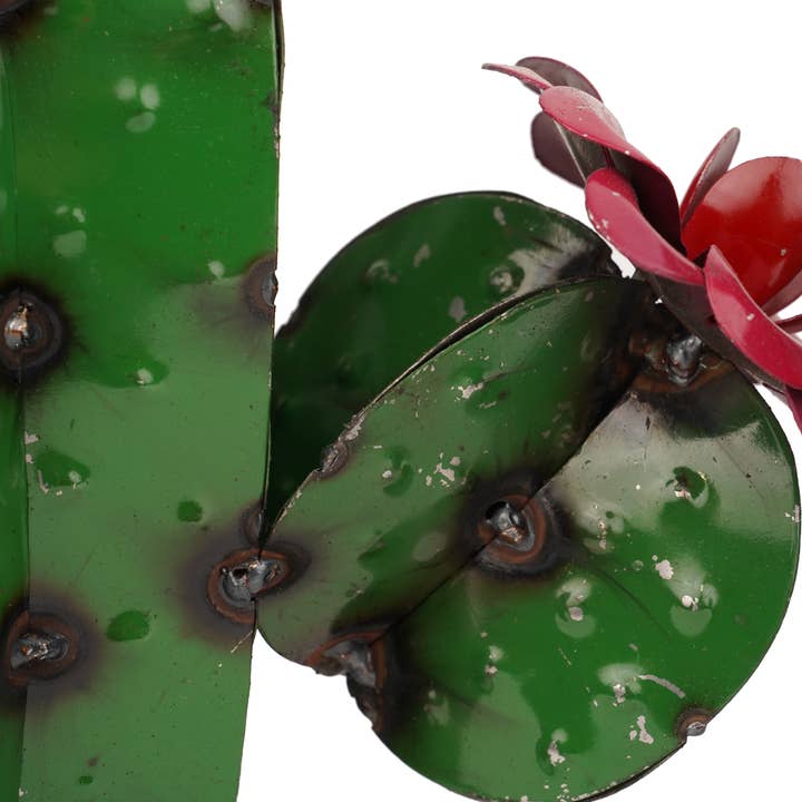 My Amigos Imports - Wholesale Outdoor Ornament/Decor - Sahuaro Metal Cactus-Garden-Yard Art-13x5x10H-Small