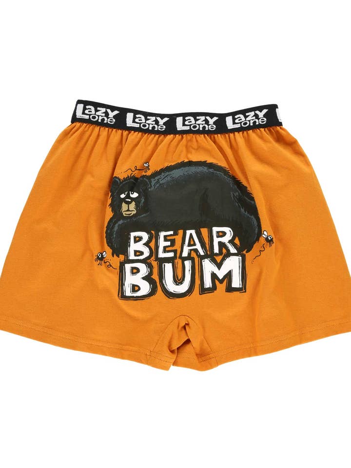 Bear Bum Orange Kids Boxer for wholesale by Lazy One