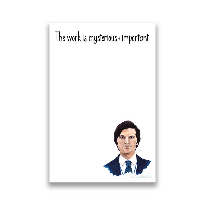 Severed | Pop Culture Notepad for wholesale by Morgan Swank Studio