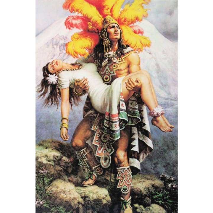 Tesoros Trading Company - Vendita all'ingrosso Cartoline - Serie di Cartoline di Jesus Helguera - "Grandezza Azteca"