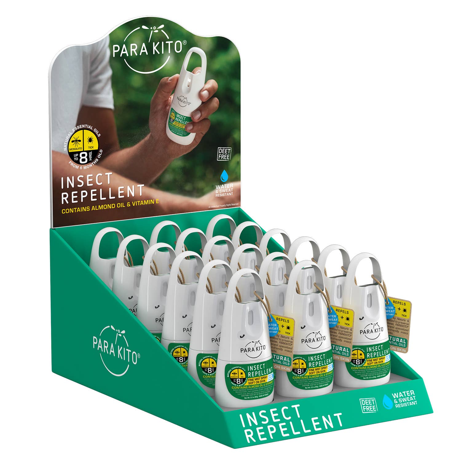 PARA'KITO USA CORP. - Wholesale Insect Repellent - Natural Insect Repellent Spray - Display - Made in France0