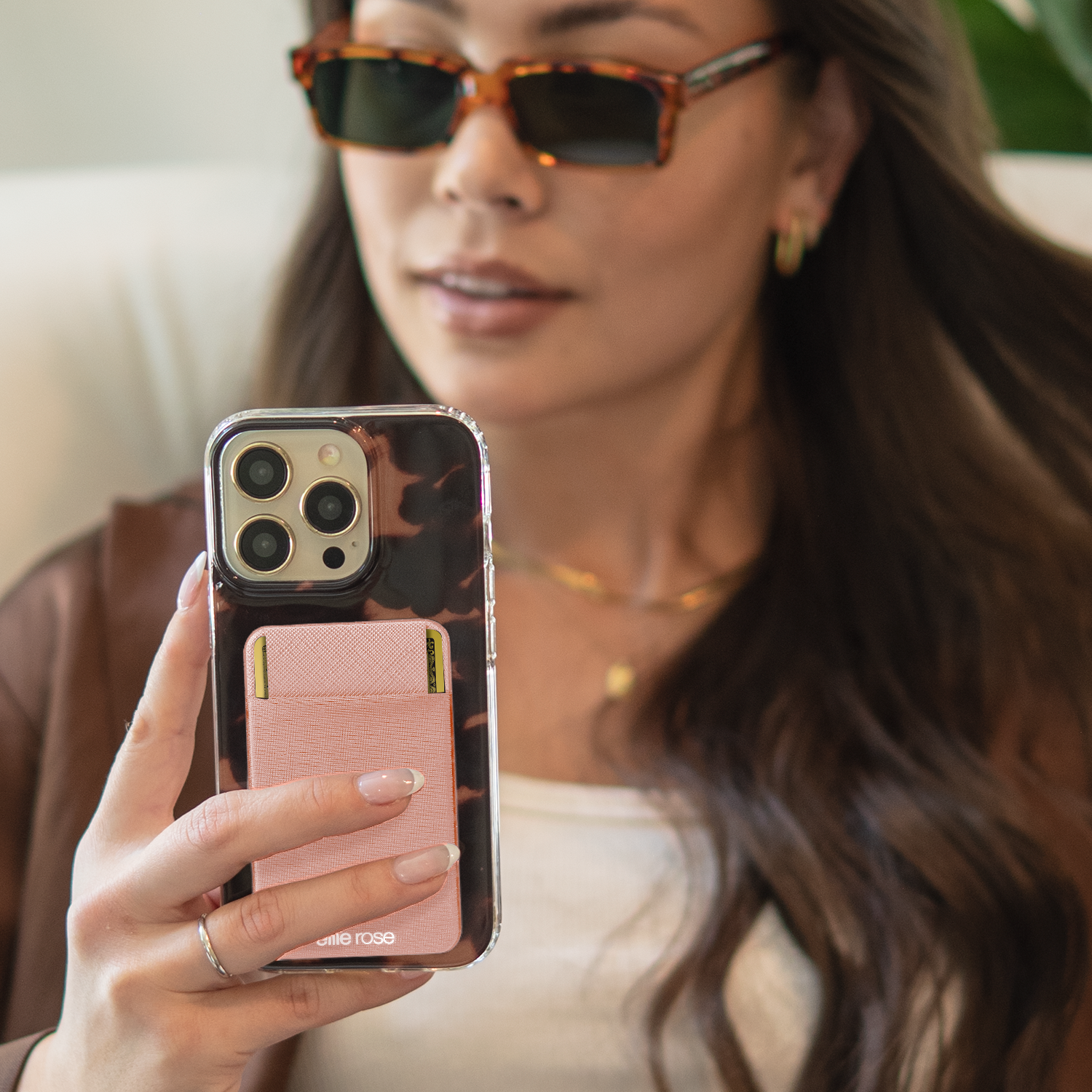 Ellie Rose - Wholesale Phone Wallet - Women's - Stick-On Phone Pocket (Blush)7