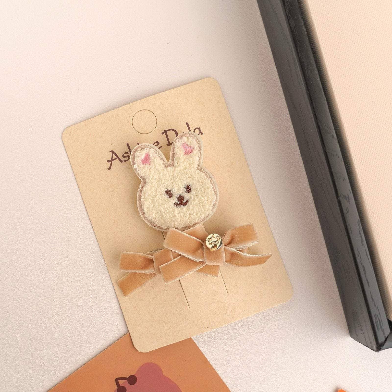 KiddieKickz - Vente Pince à cheveux – enfant - Pince à cheveux en peluche pour enfants0