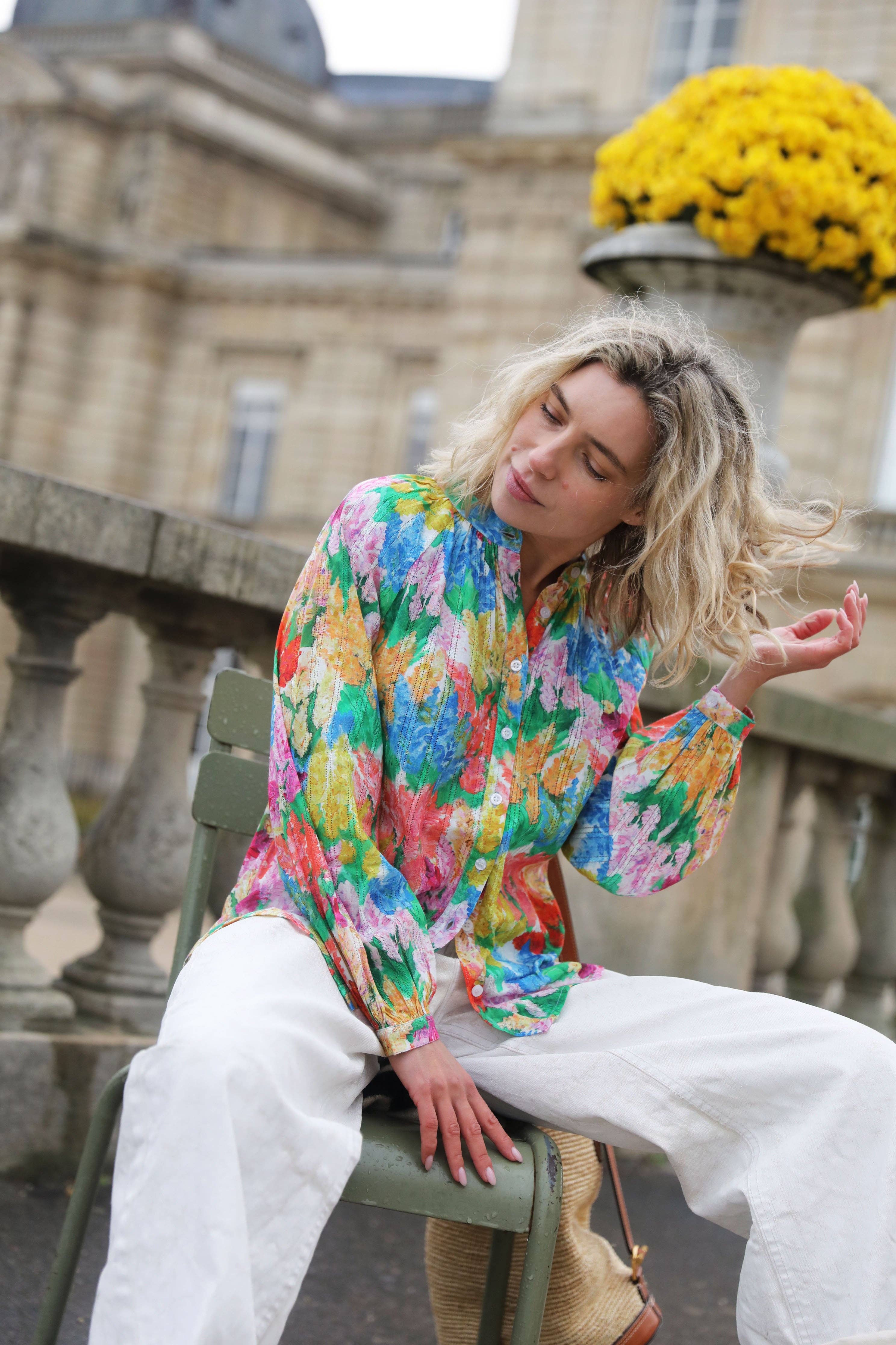 Frank & Dollys - Wholesale Button Down Shirt - Women's - Jardin Blouse