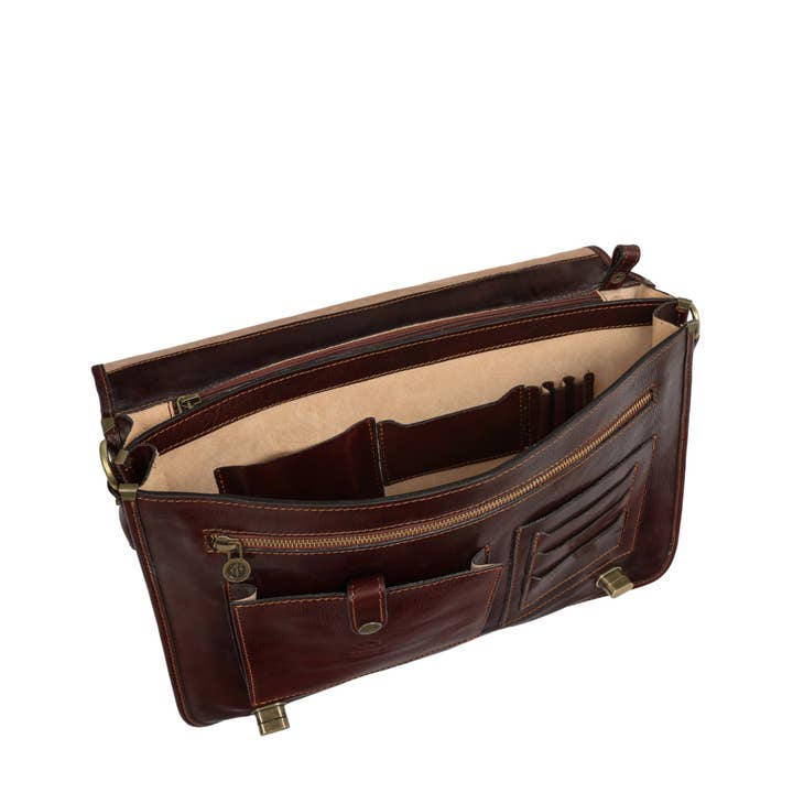 Time Resistance - Venta al por mayor Bolsa de portátil - Hombre - Maletín de Cuero para Portátil - Ilusiones5