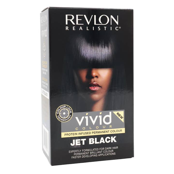 KT Supply - Wholesale Hair Dye - Revlon Realistic Vivid Colour Jet Black