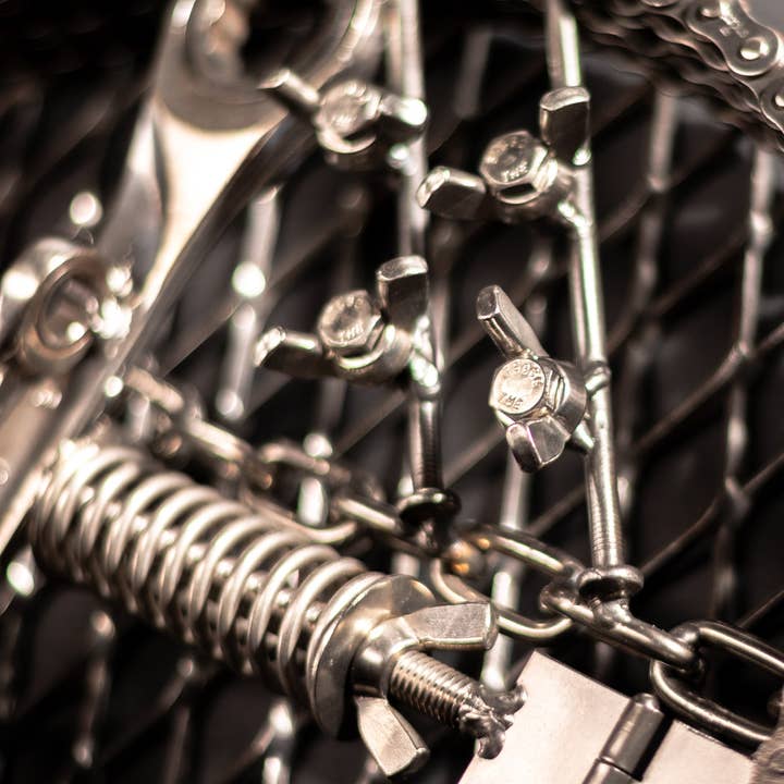 Metal Relic - Wholesale Sculpture - "The Classic" Metal Electric Style Guitar Sculpture Heavy Metal Wall Art19