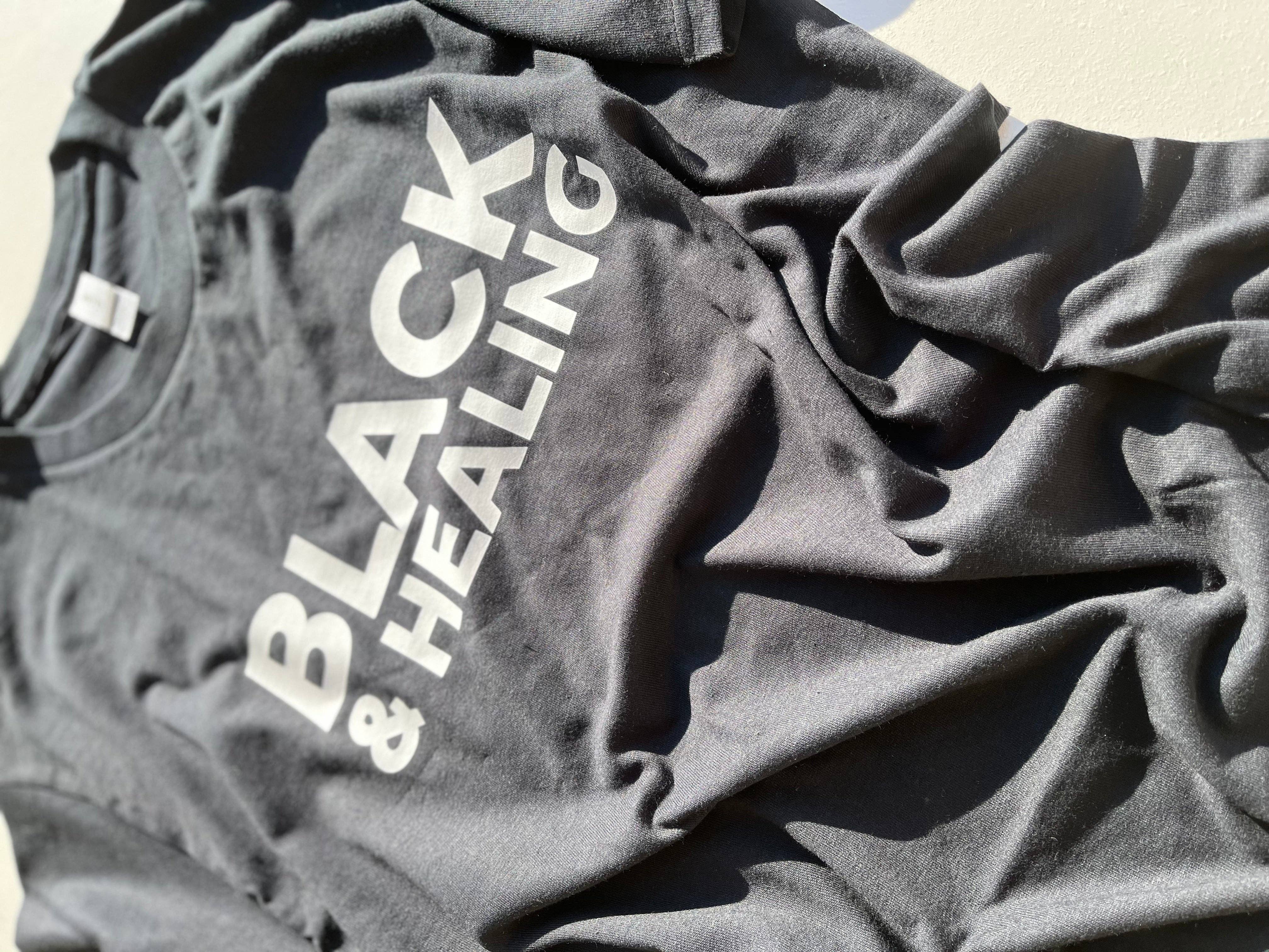 Ebony Notes Company - Wholesale Screen Printed T-Shirt - Unisex - Black & Healing Shirt7