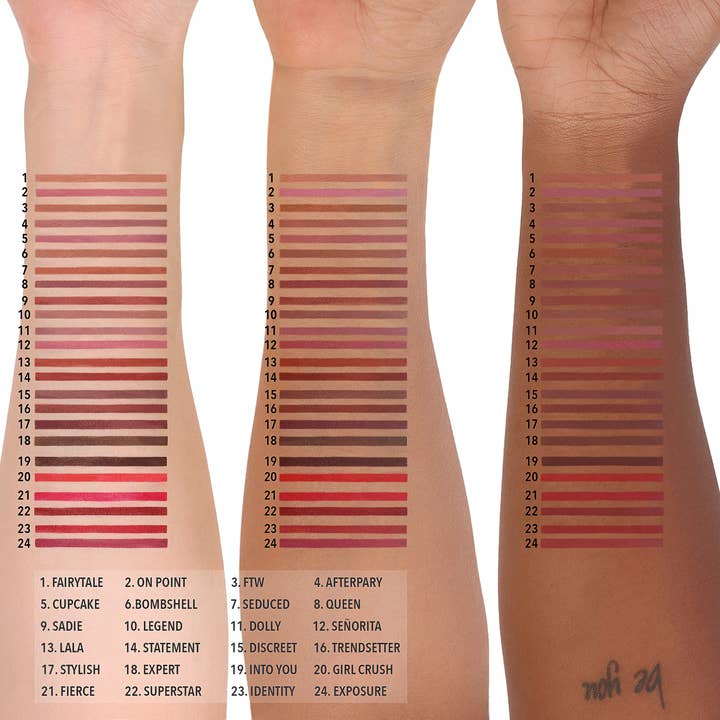 Moira Cosmetics – Großhandel Lippenkonturenstift/Stift – Wasserfester Lip Appeal Liner (010, Legend)2