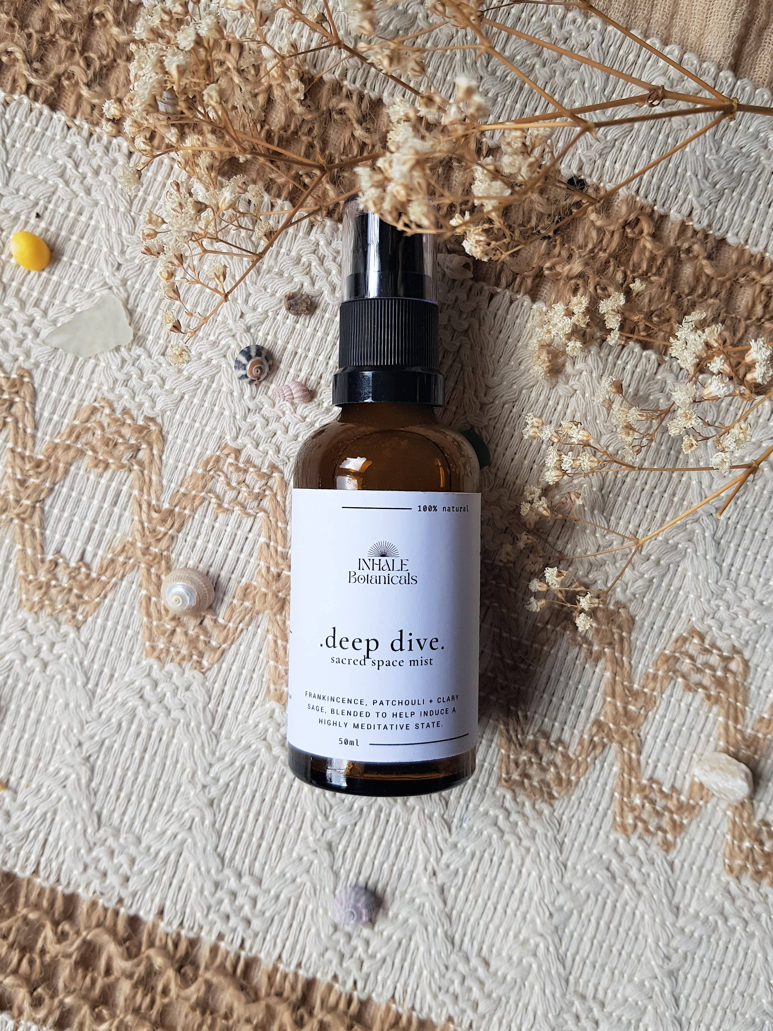 Inhale Botanicals - Wholesale Aromatherapy Mist - Deep Dive Sacred Space Mist