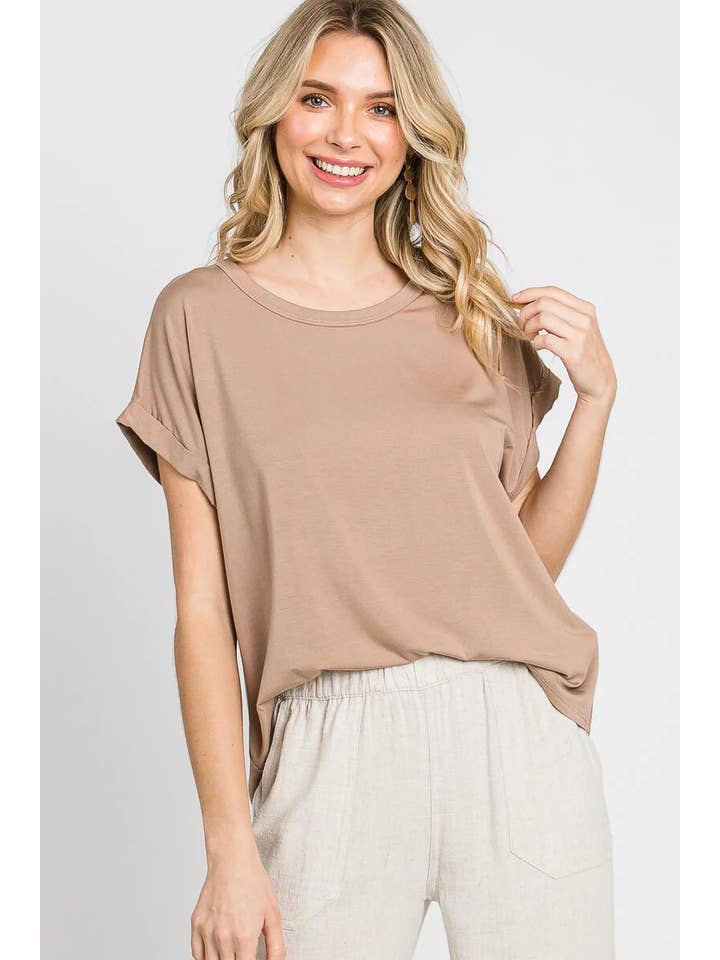 Final Touch - Vendita all'ingrosso Top in maglia - Donna - Top Girocollo in Modal Rayon - T3104851