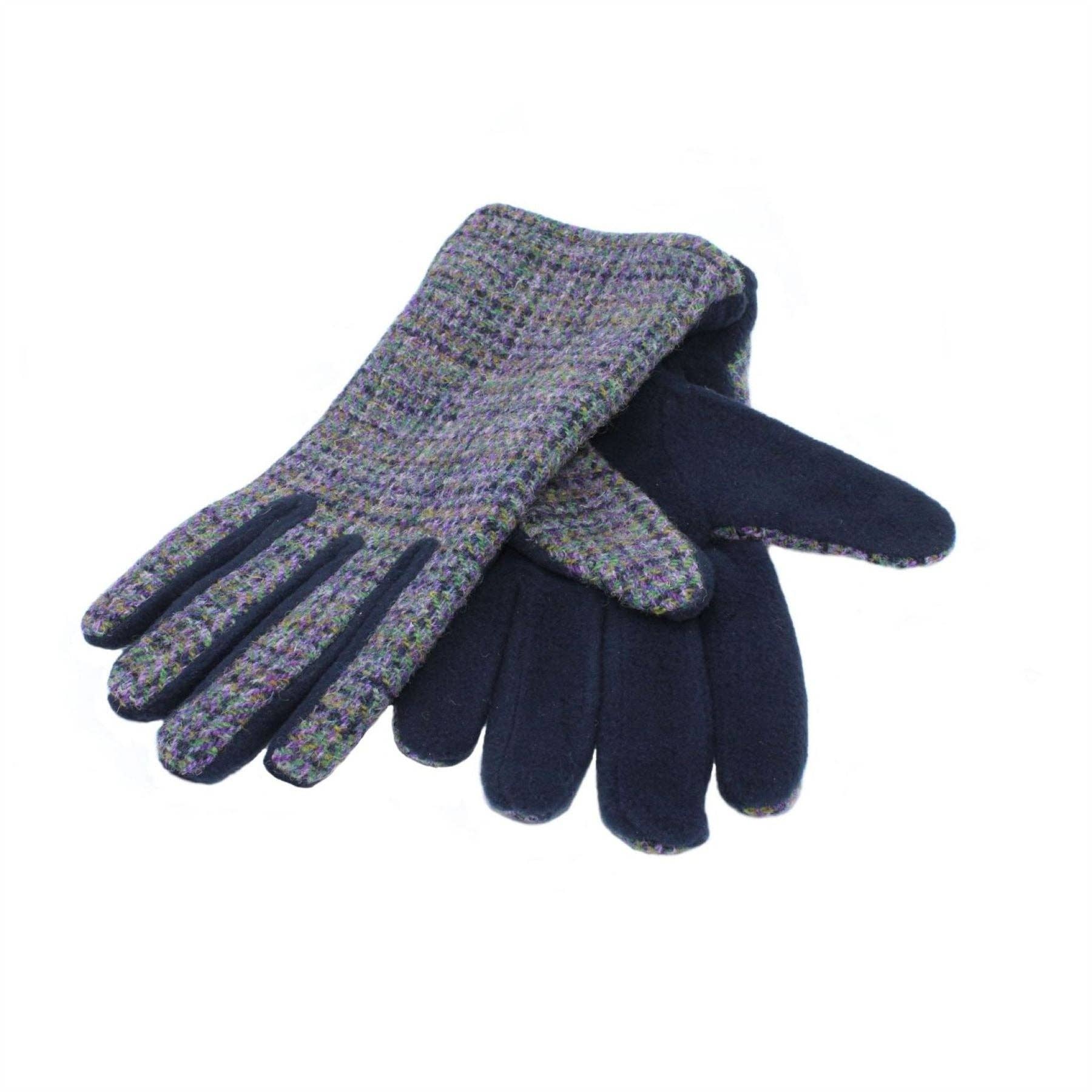 Heather Hats & Accessories - Venta al por mayor Guantes - Mujer - Guantes de forro polar Isla Harris Tweed ZG0124