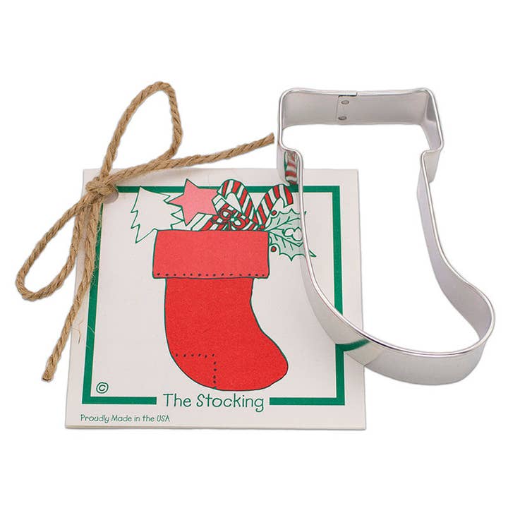 Stocking Cookie Cutter for wholesale by Ann Clark