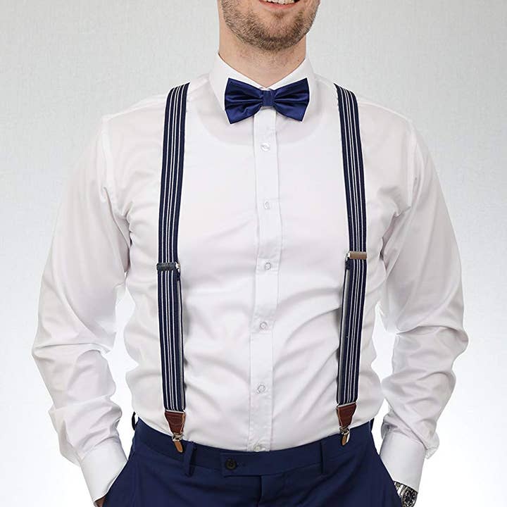 Massi Morino - Wholesale Belt - Men's - Massi Morino® suspenders for men made of genuine leather3