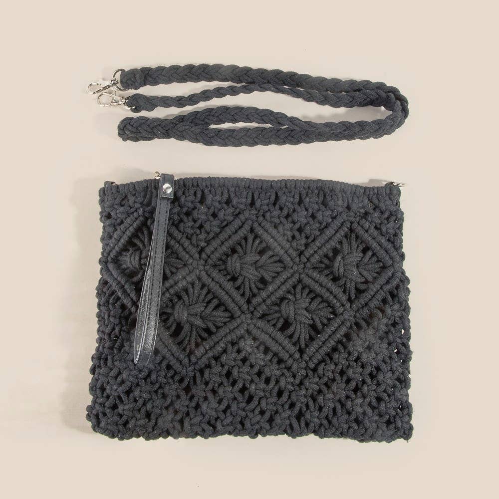 Anarchy Street – Bolsa - Mulher por atacado – Saco de borla embreagem de crochê7