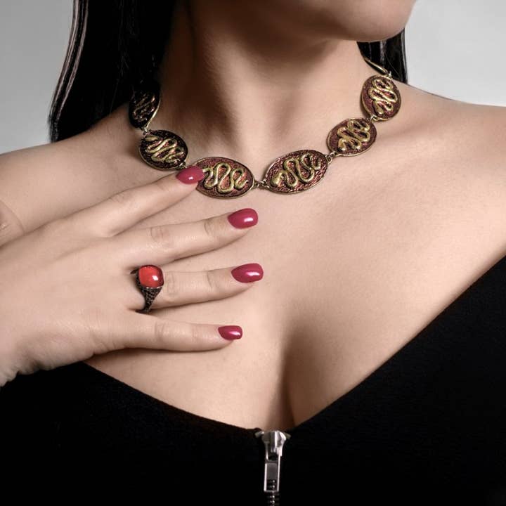 Eva Necklace for wholesale by Sara Lubrano Gioielli Artigianali