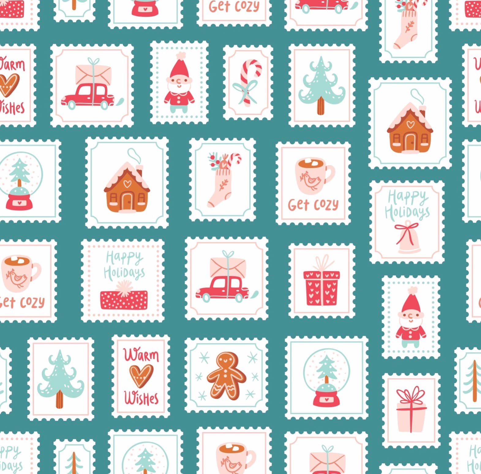 Stesha Party - Vente Feuille de papier cadeau - Papier d'emballage cadeau de Noël1