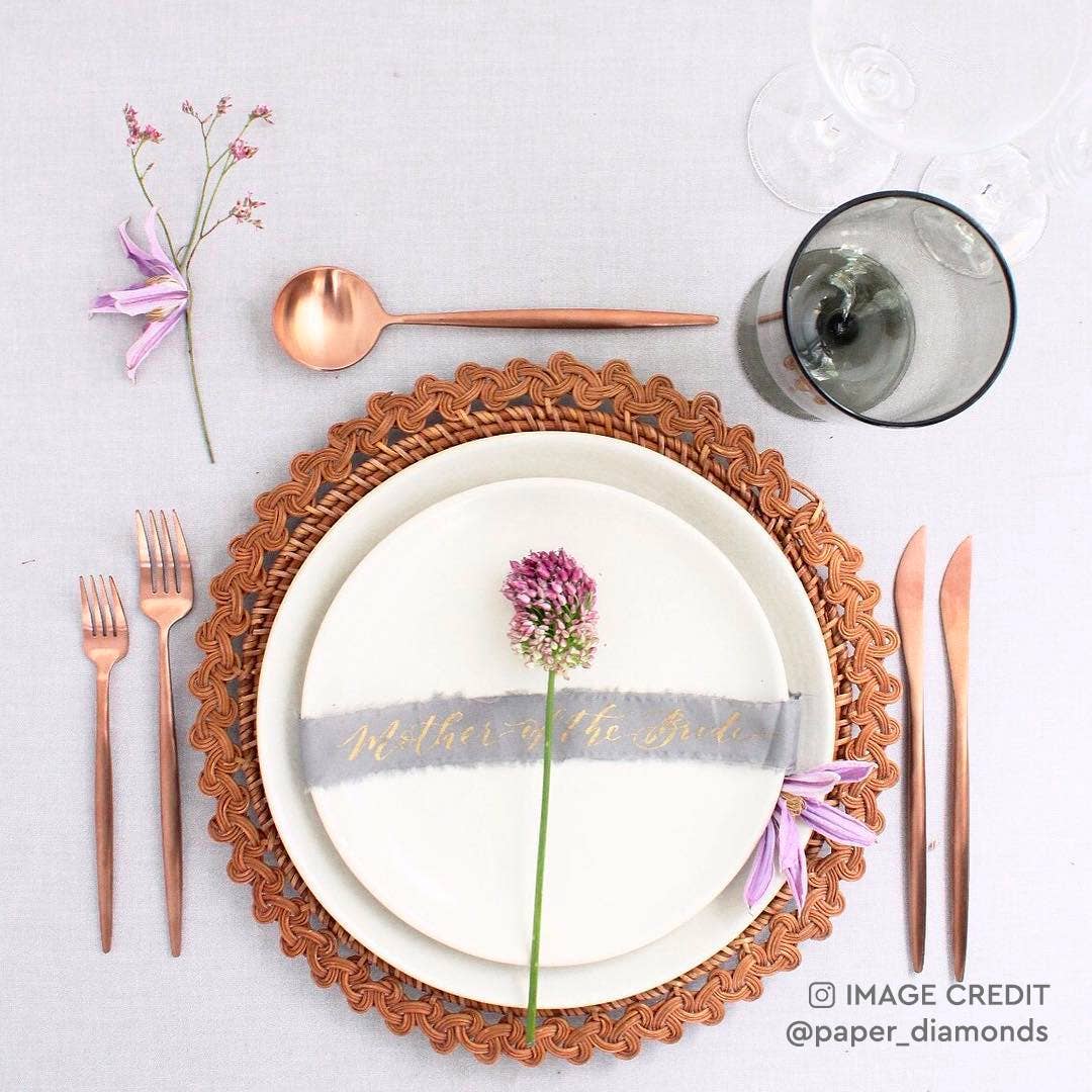 Bali Harvest - Wholesale Charger Plate - Rattan Charger Plate (Gendis) - Woven Wicker Straw Placemat6