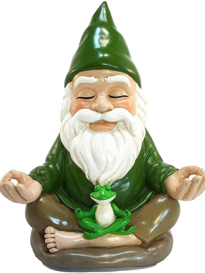 GlitZGlam Zen Gnome for Your Fairy Garden and Garden Gnome for wholesale by GlitZGlam