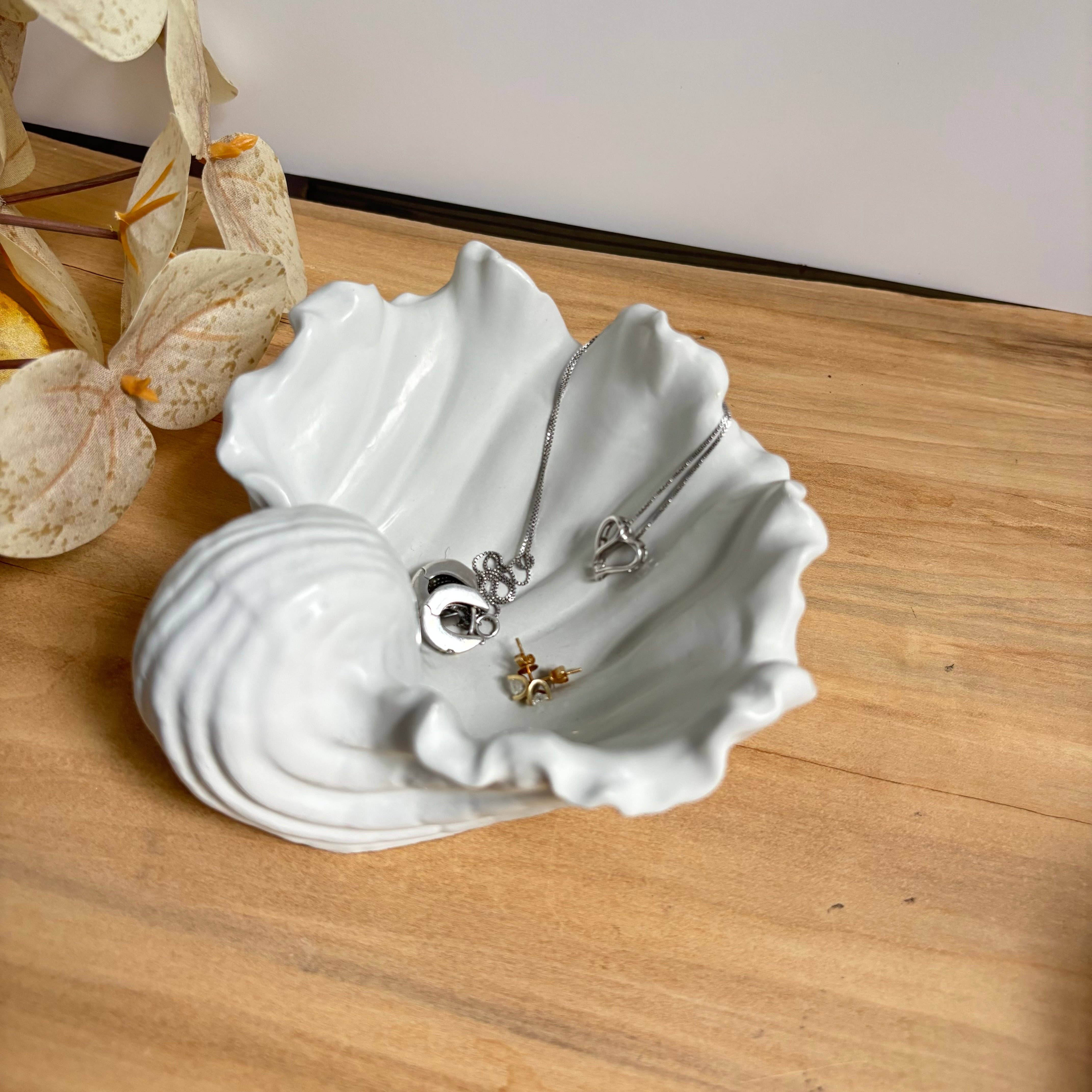 Fancy Concrete - Wholesale Decorative Plate/Dish/Bowl - Selene - Shell Bowl-Dish5