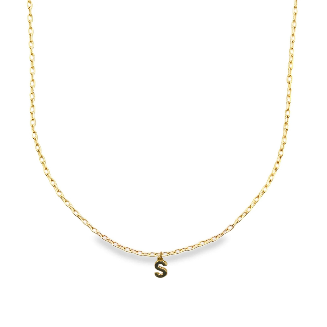 Camilla Limón - Wholesale Pendant/Charm Necklace - Tiny Initial Charm Personalized Gold-Filled Necklace17