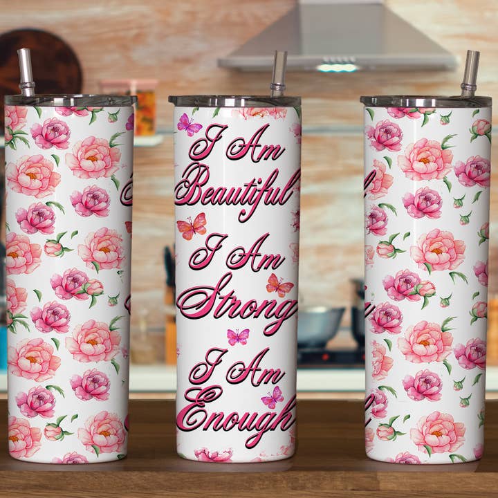 Beautiful Enough Strong for wholesale by Triple D's Tumblers n More