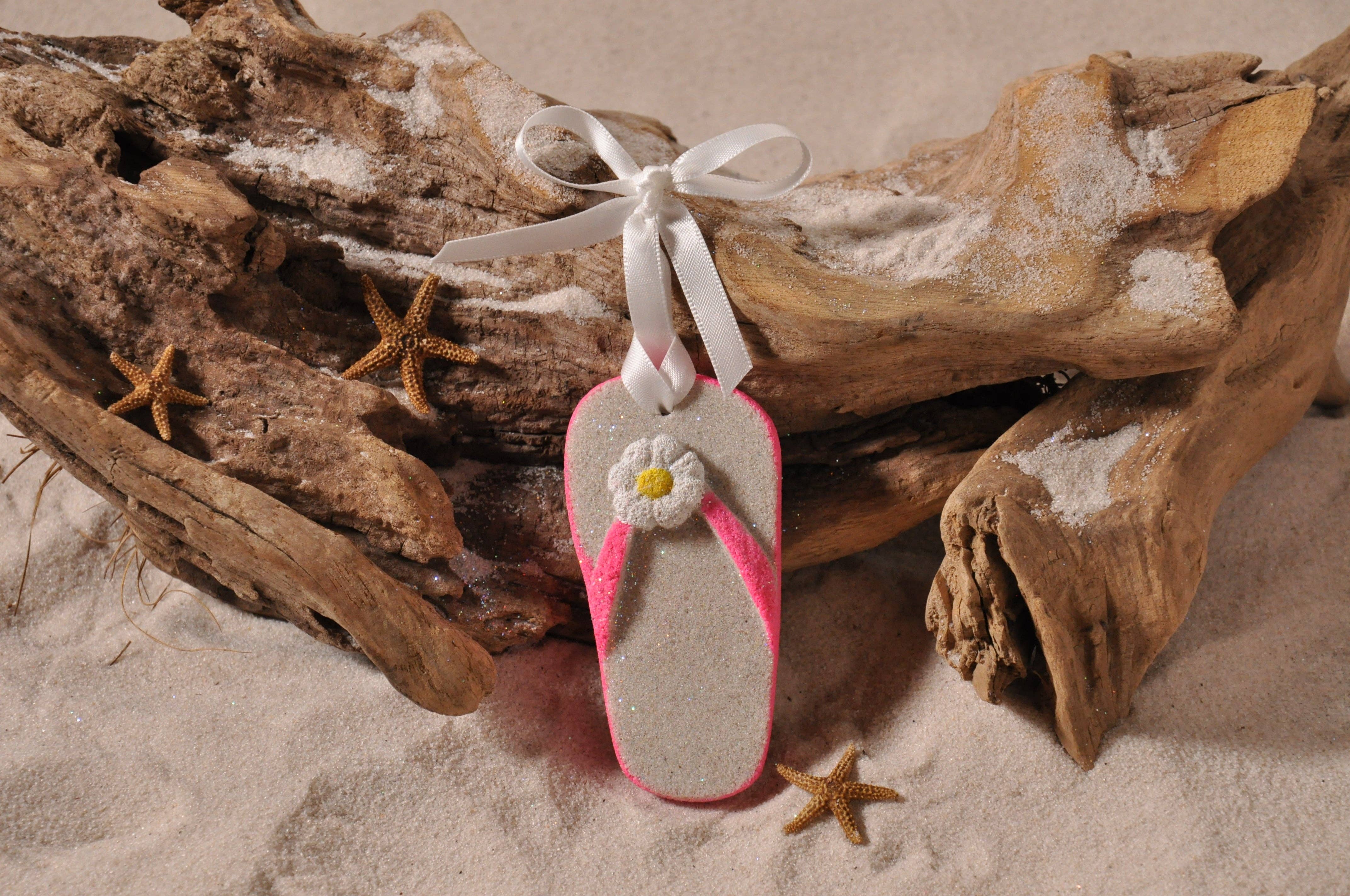 The Sand Store by Creative Artworks, Inc. - Wholesale Ornament - Flip Flop Sand Ornament0