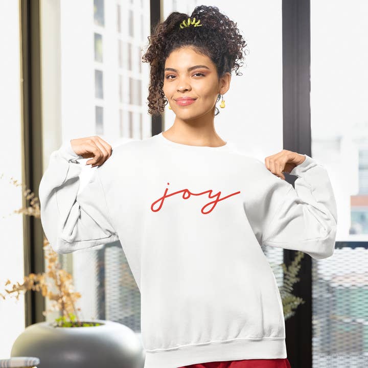 Joy Christmas Sweatshirt for wholesale by With Love Louise
