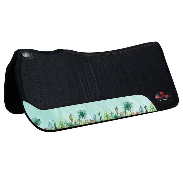 HILASON - Wholesale Horseback Riding Gear - HILASON 31 In X 30 In Western Horse 100% Wool Felt Saddle Pad25