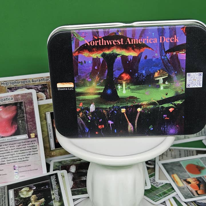 Northwest America Edible Mushroom Deck for wholesale by Daxina LLC