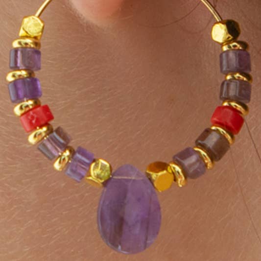 Moira Bijoux Creation - Wholesale Hoop Earrings - Creole Sarah0