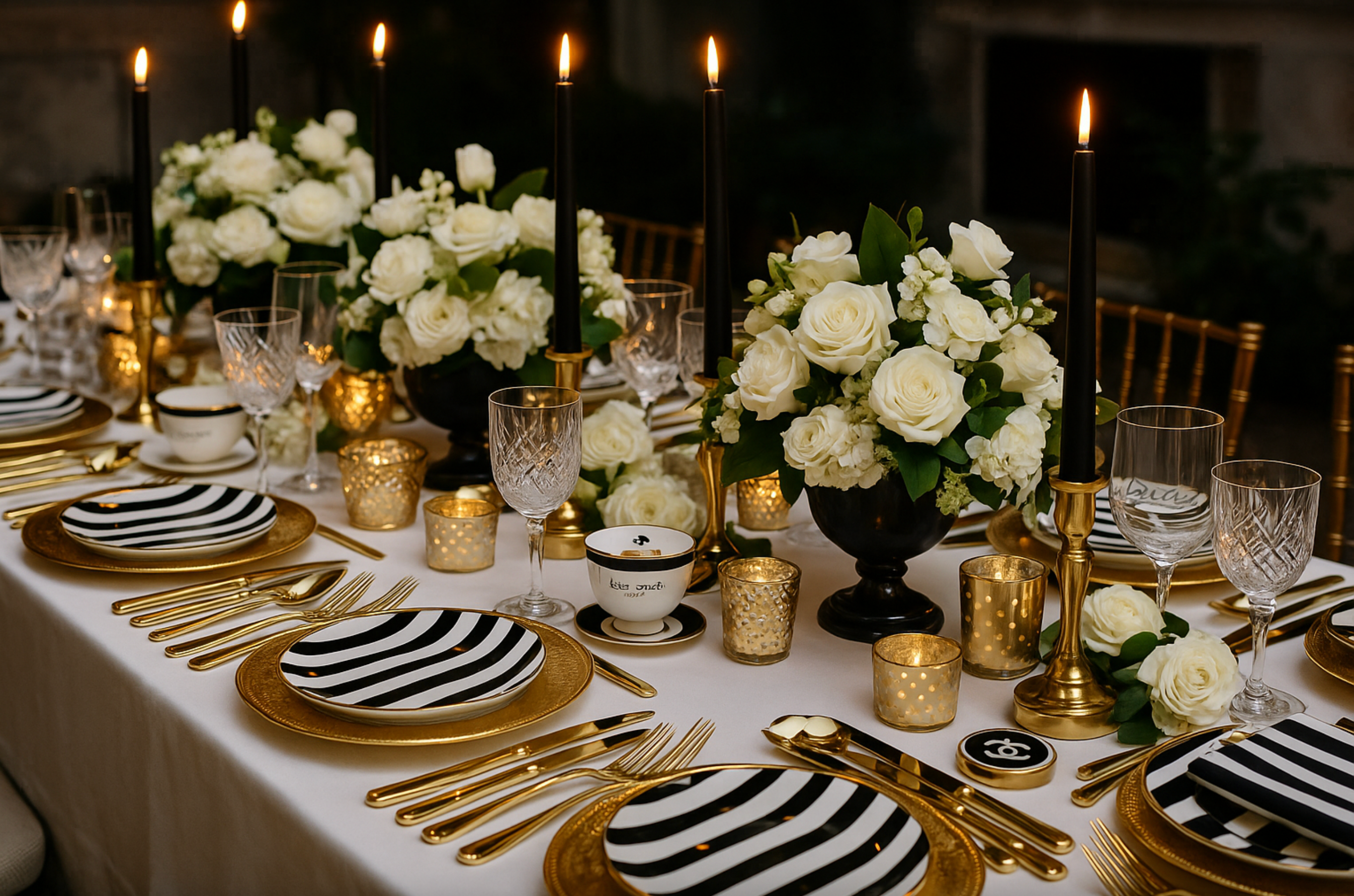 Elan Bazaar - Vendita all'ingrosso Candele cilindriche/candelieri - 24 candele affusolate nere senza fumo e senza gocce0