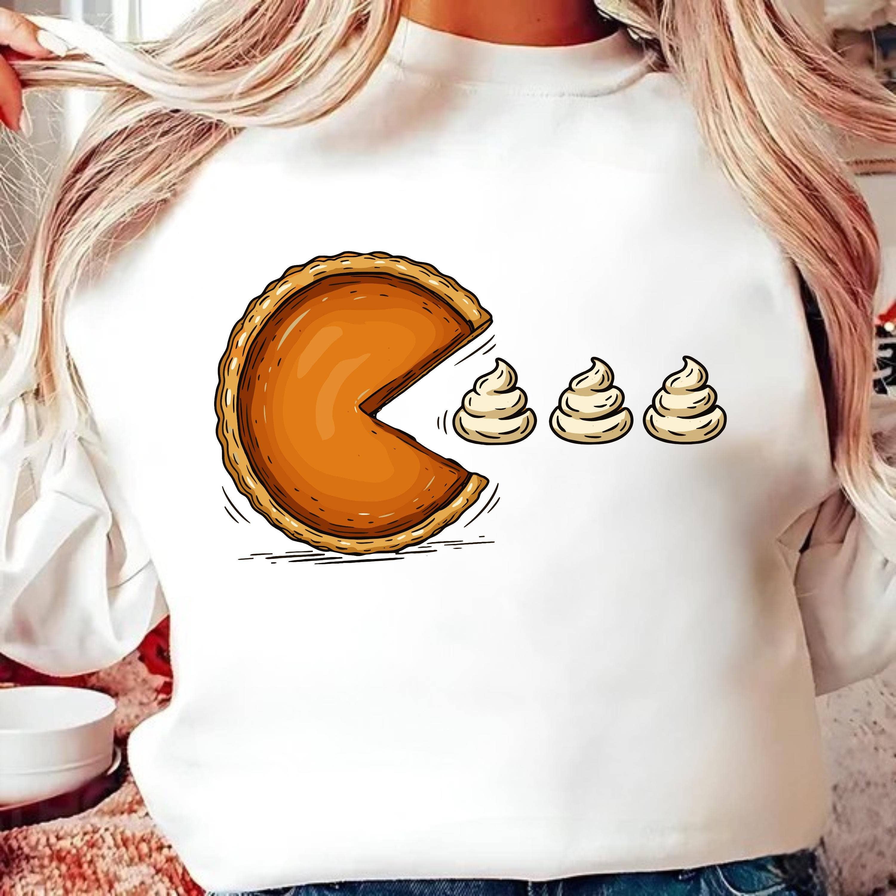 Glaime – wholesale T-shirt (graphic) – women's – Comfort Colors Funny Pumpkin Pie Chasing Shirt, Thanksgiving0