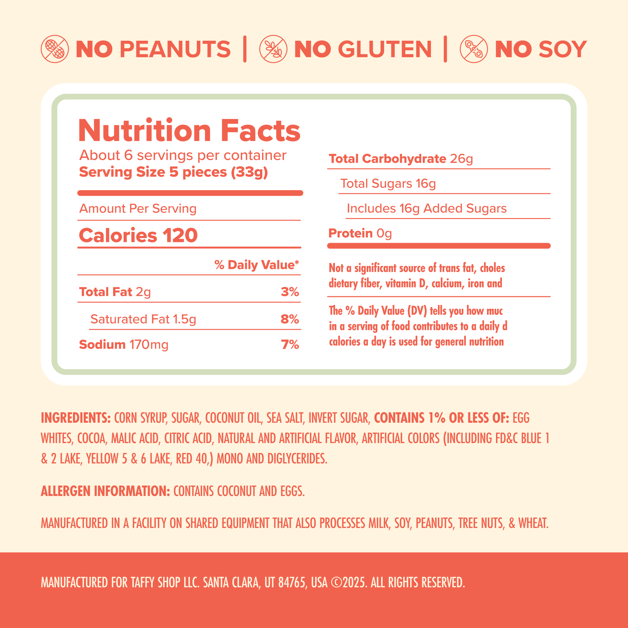 Taffy Shop - Wholesale Taffy - Arizona Taffy Bag6