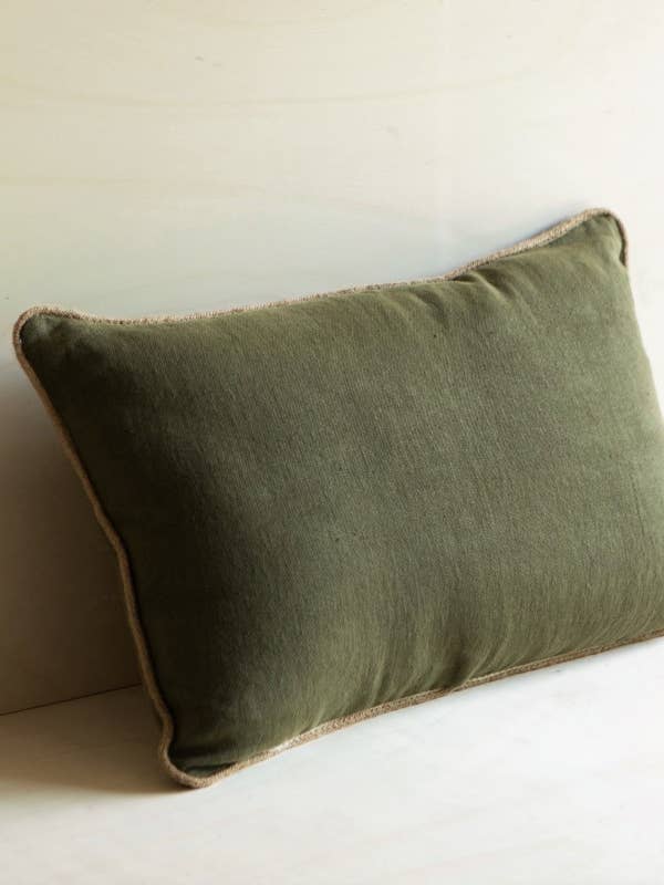 Salvador Kaki linnen kussenhoes voor wholesale door Gabrielle Paris