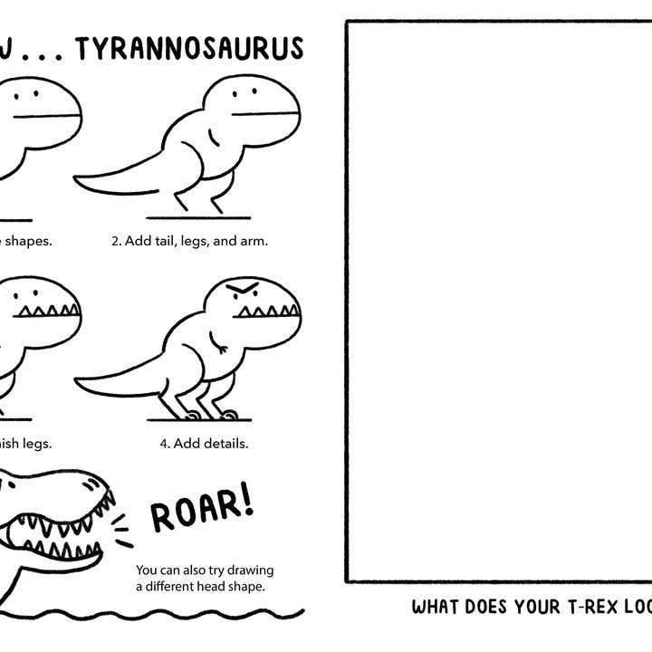 Bushel & Peck Books - Wholesale Colouring and activity book – kids and baby - Mini Doodles: Let's Draw Dinosaurs5