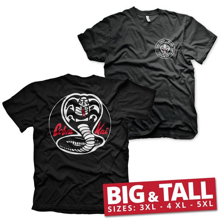 Cobra Kai White Patches Big & Tall T-Shirt for wholesale by Hybris Production AB