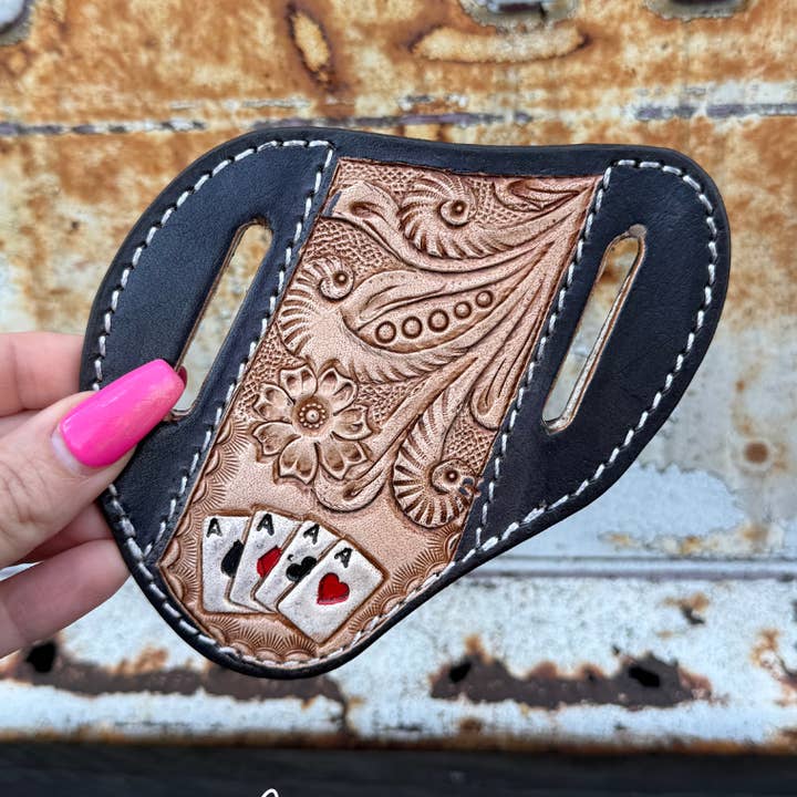 Gambler Lederhüllenhalter für den Großhandel von Countryside Co.