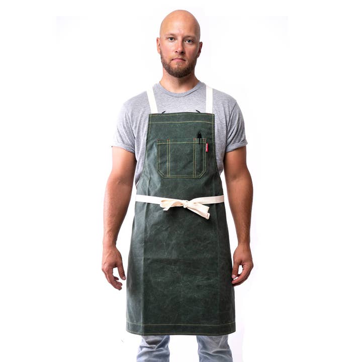 Charlie Apron for wholesale by Medium Rare Chef Apparel
