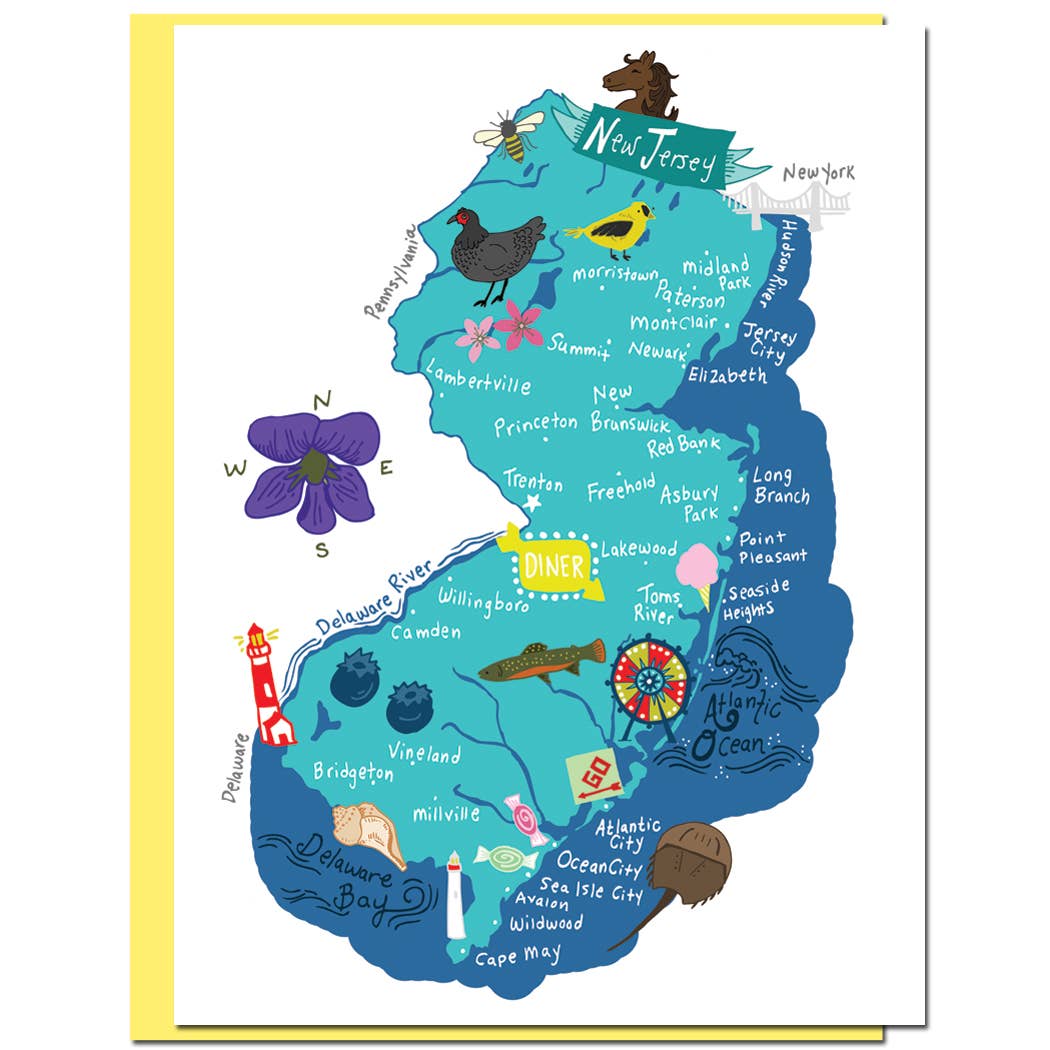 Allport Editions – wholesale Vardagliga hälsningskort – Hej USA Card Series - ALLA 50 STATER HÄR!32