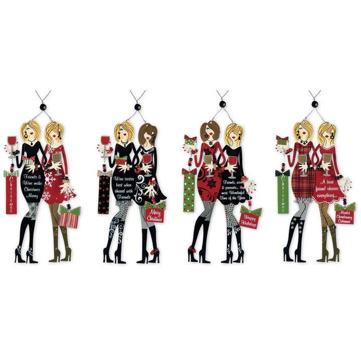 Sunset Vista Designs – wholesale Vinberlock – Vinmärke och magnet, 4 olika1