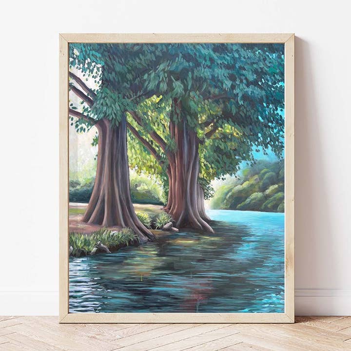 A Lake Austin Swim for wholesale by Pierce & Paint