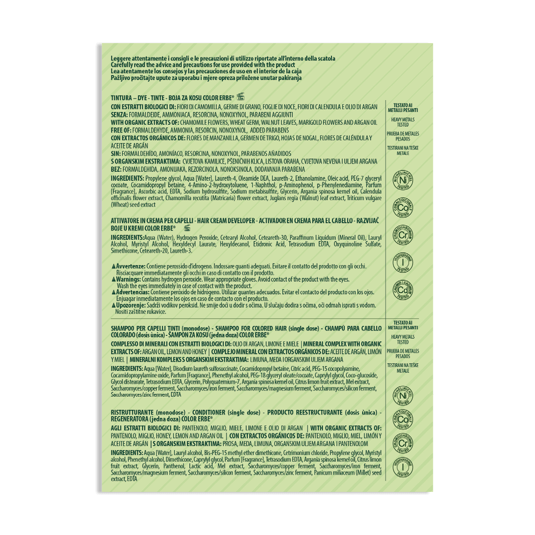 COLOR ERBE - Wholesale Hair Dye - Color Erbe Estr. Dye Bio Henna Red (7.66) - Made in Italy2