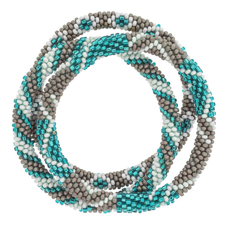 Ensemble de 3 bracelets Roll-On® Sorority - Zeta Tau Alpha pour la vente par Aid Through Trade