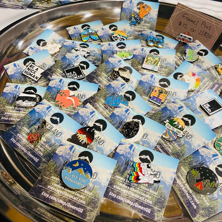 Wonderland - Wholesale Lapel Pin/Button - Assortment of Enamel Pins 1