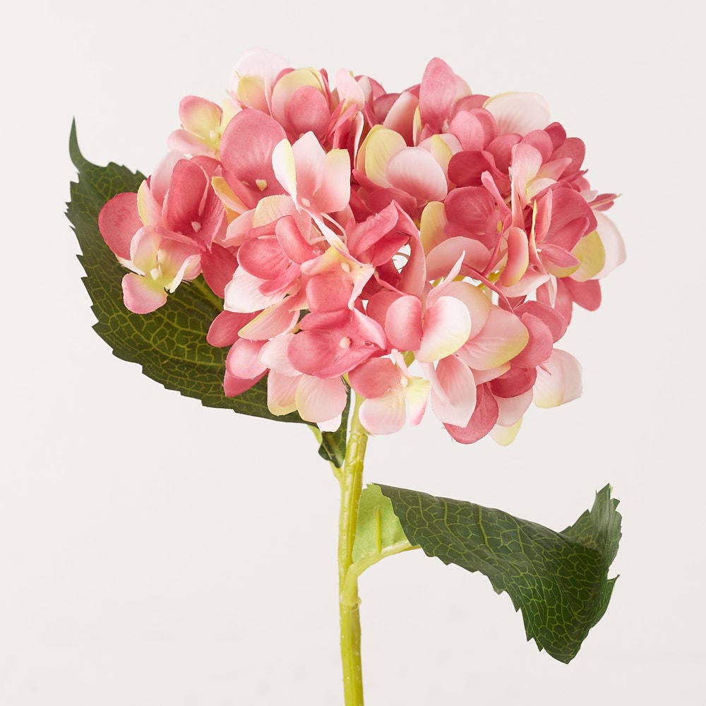 Factory Direct Craft - Vente Fleurs artificielles - Tige de fleur artificielle en polysilk d'hortensia de 19" - Choisir la couleur3