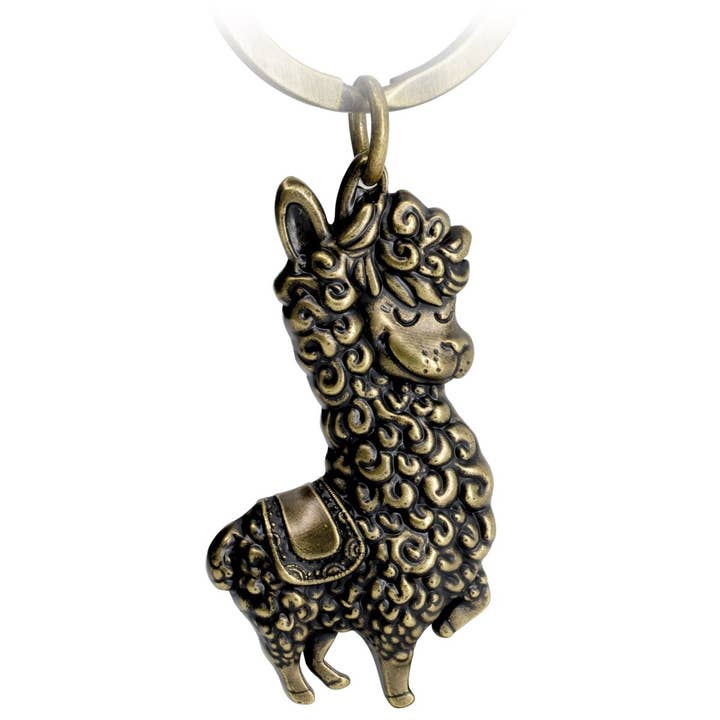 FABACH – Die Schlüsselanhänger-Schmiede – wholesale Nyckelring - Unisex – ”No Drama Lama” lama nyckelring - cool lama/alpacka hängsmycke - lyckocharm och present till lamaälskare