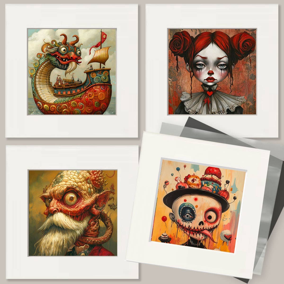 Mowbi - Wholesale Art Print - Southwest Sister - Lowbrow Wall Art Prints - 8"x10" Art Print for 11"x14" Frame2