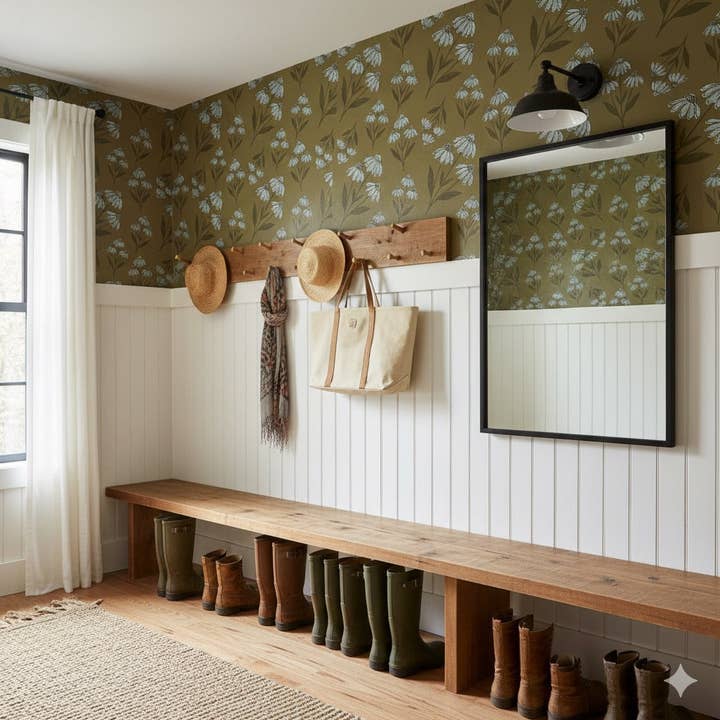 Ellery Tapete von The Feral Flower für den Großhandel von Loomwell Home Goods