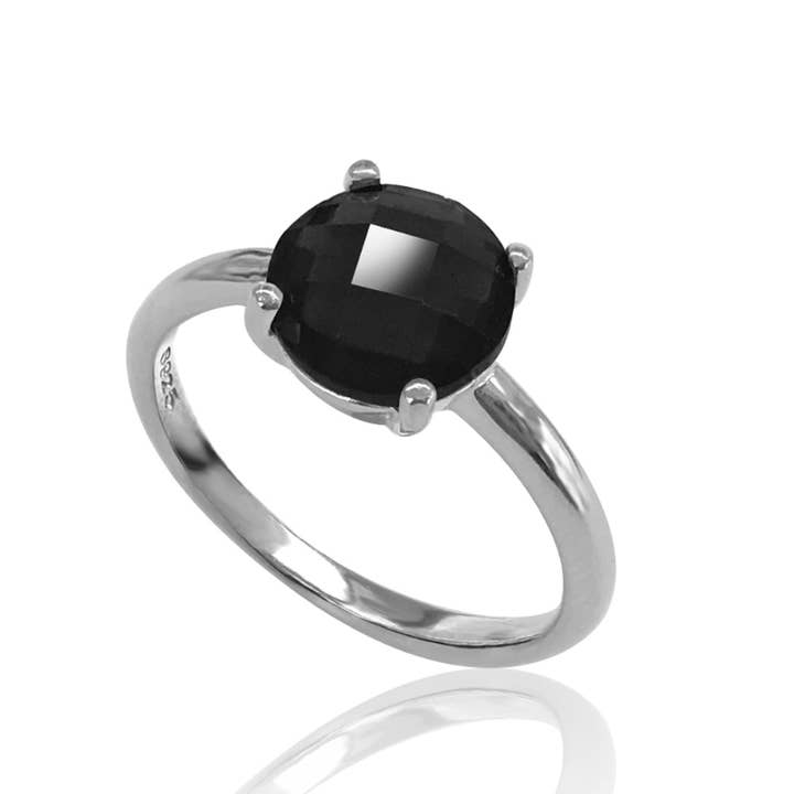 Mineral ring 8mm t12 rh ox for wholesale by Buganto